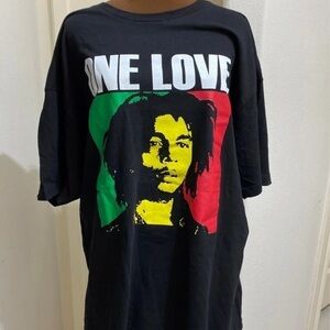 Bob Marley One Love T Shirt Size 2 X Large